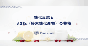 糖化反応とAGEs（終末糖化産物）の蓄積｜余分な糖がタンパク質を変性させる過程